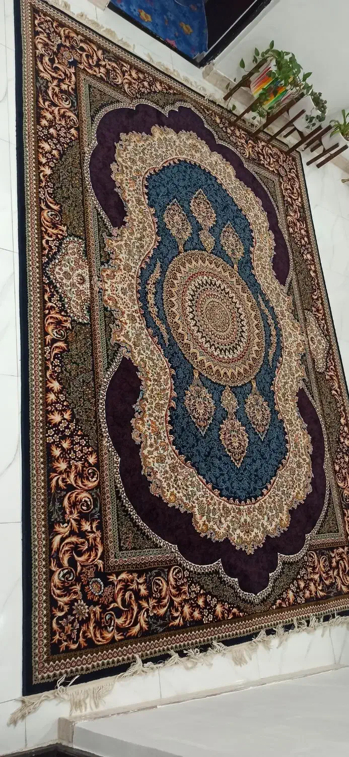 فرش ۹ متری کاملا سالم|فرش|لشت نشا, |دیوار