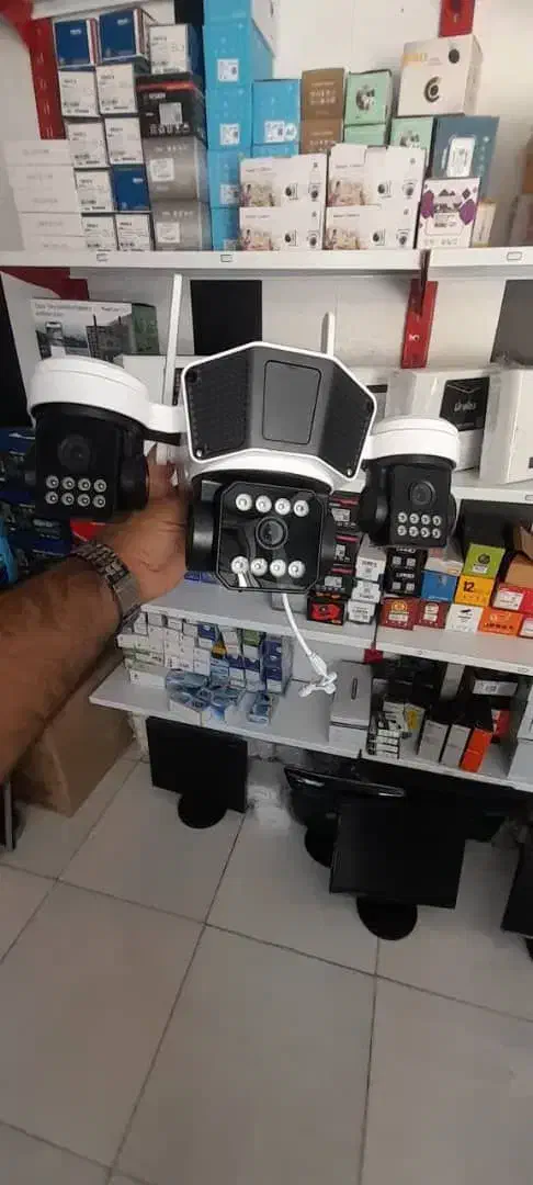 دوربین سه لنز/پنل خورشیدی وارداتی.|دوربین مداربسته|کرمانشاه, |دیوار