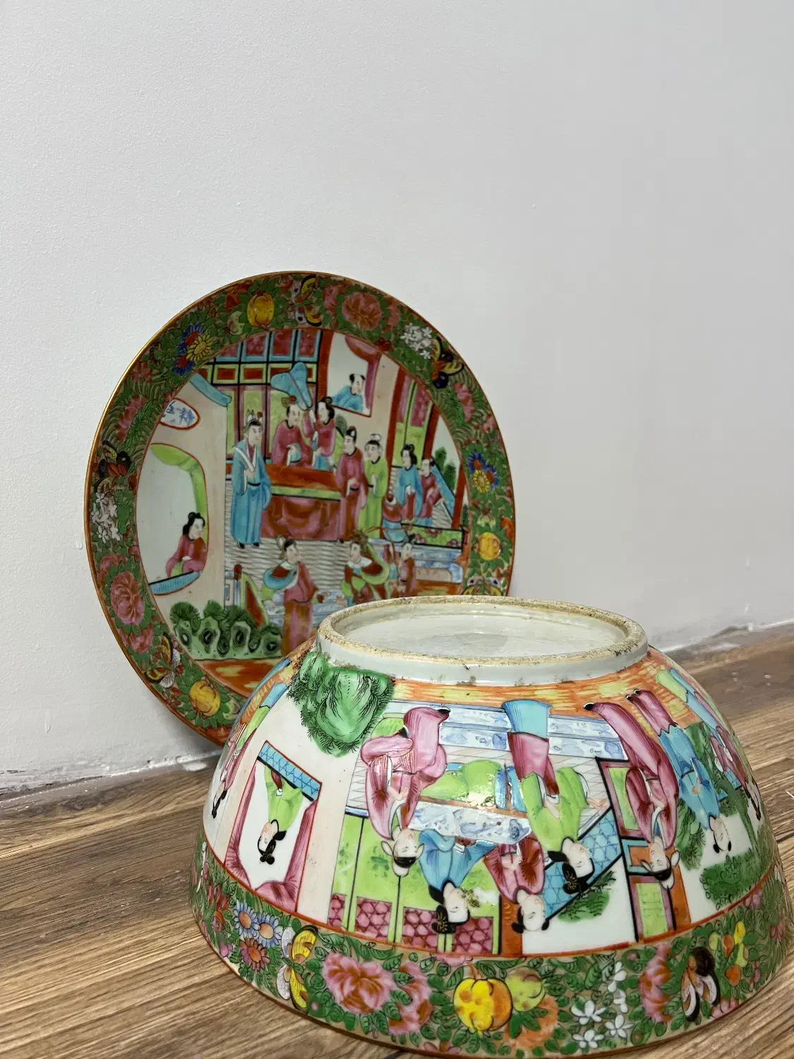 کاسه بشقاب قاجاری|کلکسیون اشیاء عتیقه|نسیم‌شهر, |دیوار