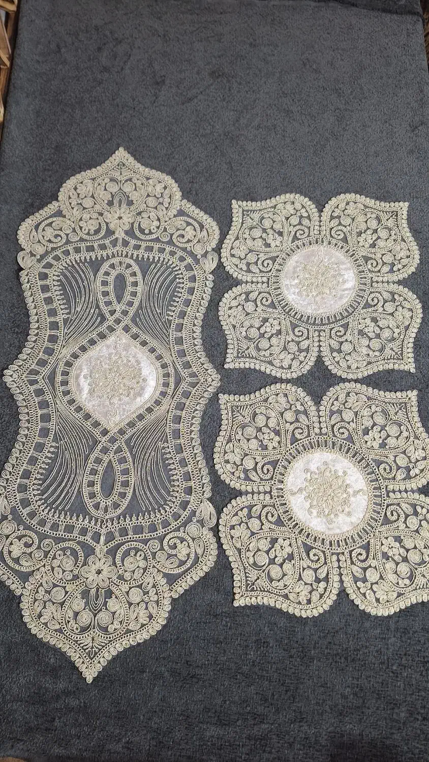 رومیزی دانتل|پرده، رانر، رومیزی|فردیس, شهرک شهید حسینی|دیوار