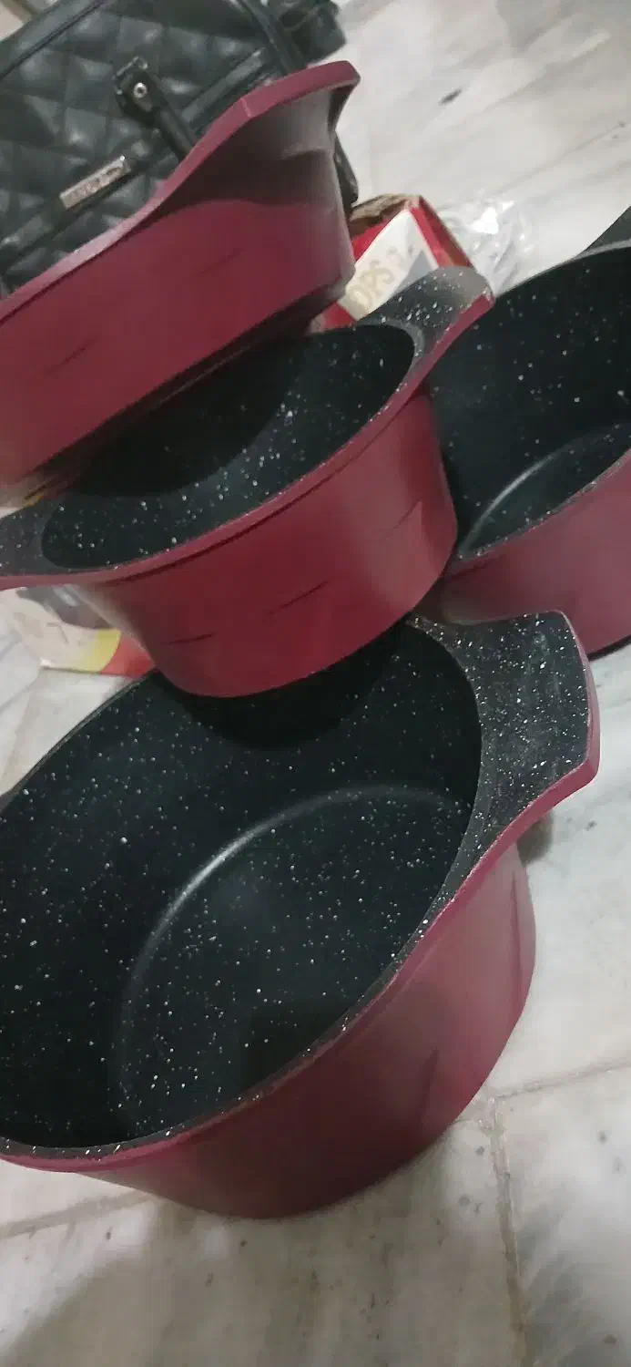 سرویس قابلمه چدن جنس ممتاز|ظروف پختوپز|گناباد, |دیوار