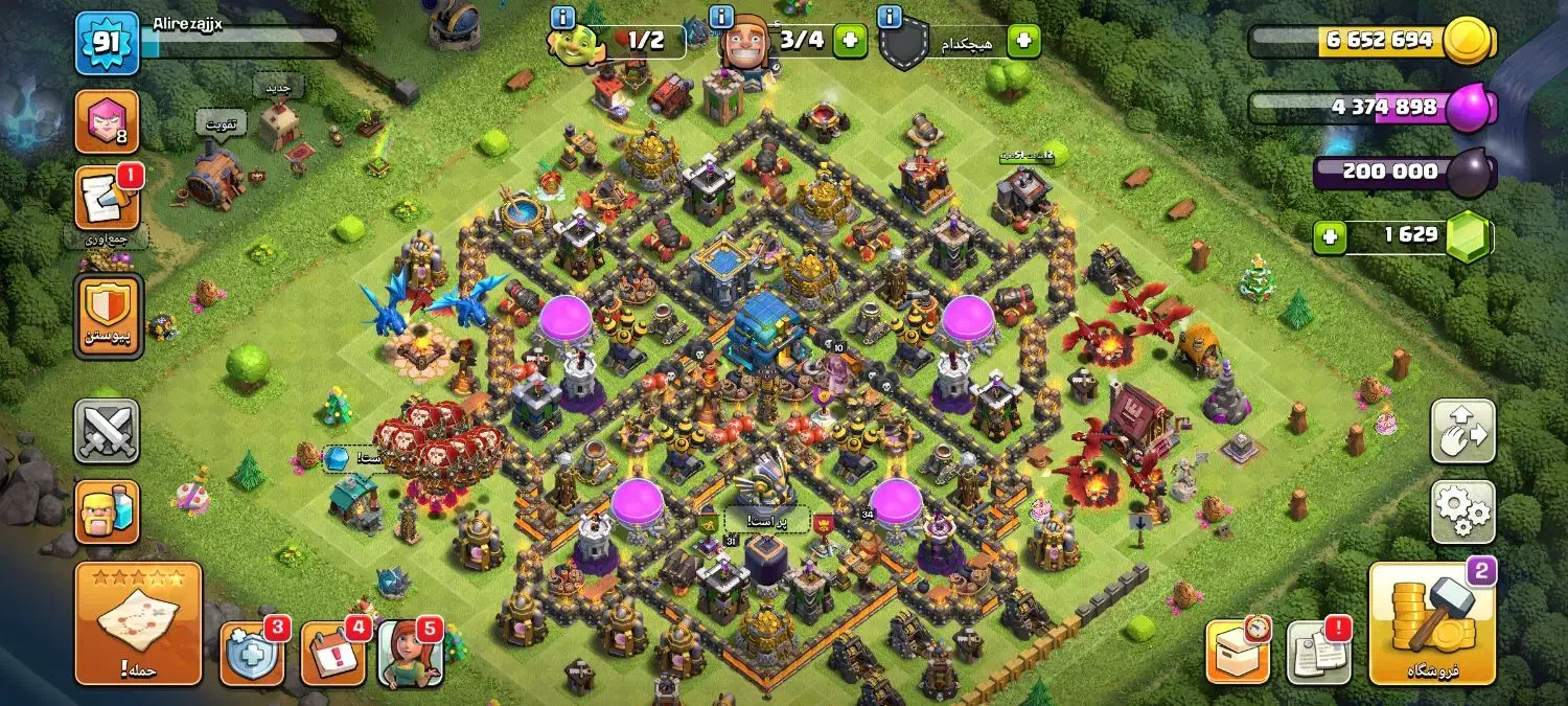 اکانت کلش مفت|کنسول، بازی ویدئویی و آنلاین|بجنورد, |دیوار