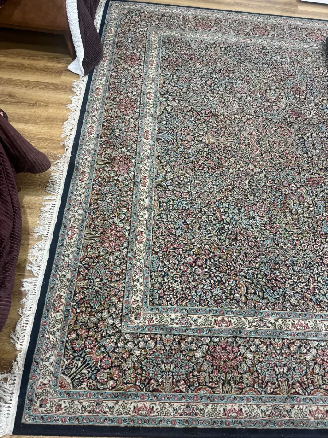 قالی  ۱۲متری طرح دست باف قالی کرمان  طرح جنگلی|فرش|بندرعباس, |دیوار