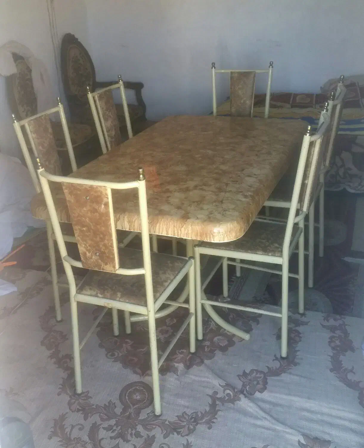 میز نهارخوری ۶ نفره با طرح ابر و باد زیبا|میز و صندلی غذاخوری|شهریار, شهریار|دیوار