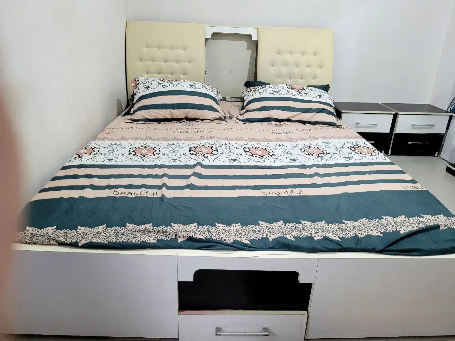 سرویس خواب کامل.ام دی اف|تخت و سرویس خواب|رشت, پیرکلاچای|دیوار