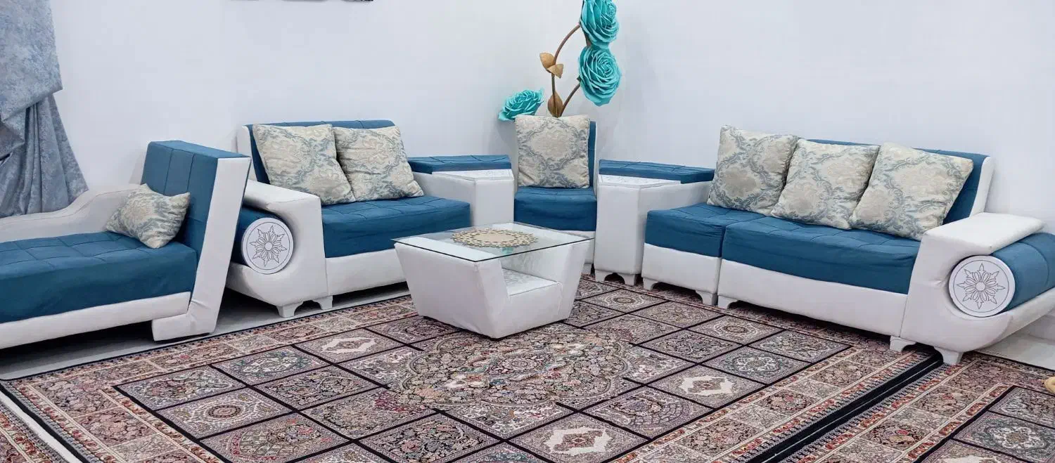 مبل هفت نفره ال|مبلمان خانگی و میز عسلی|سجاس رود, |دیوار