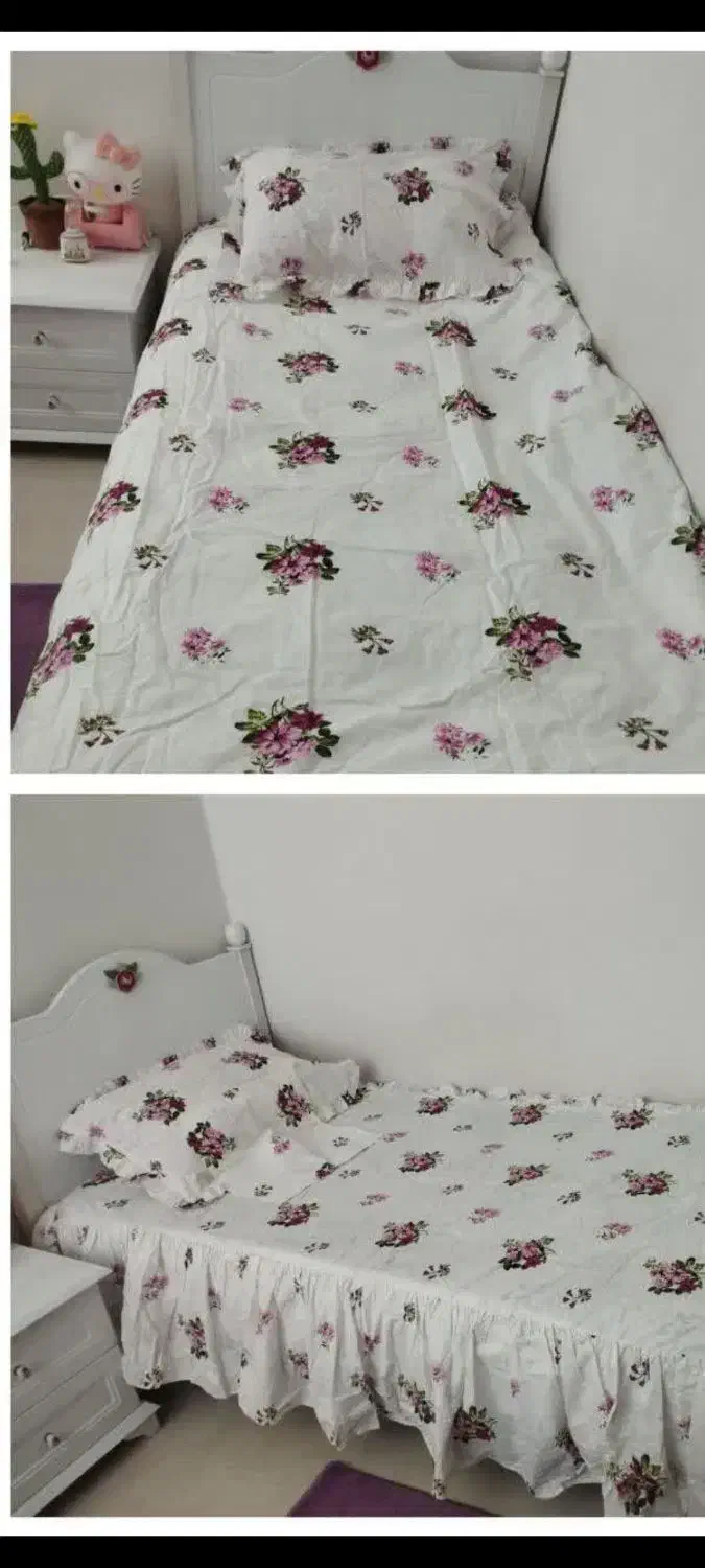 تخت نوجوان شرکت بالسا مدل رز|تخت و سرویس خواب|پردیس, فاز ۱|دیوار