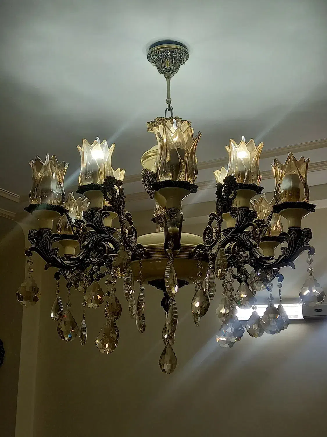 لوستر|لوستر و چراغ آویز|شاهرود, |دیوار