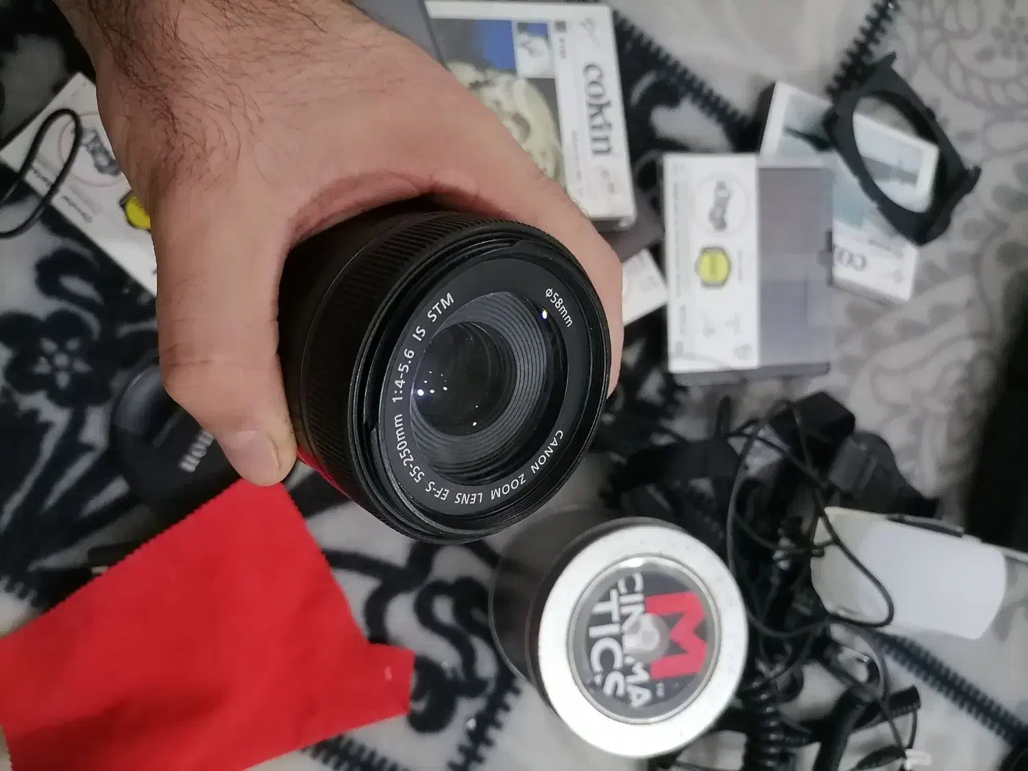 لنز دوربین کانن EF-S 55-250mm|دوربین عکاسی و فیلمبرداری|خرمآباد, |دیوار