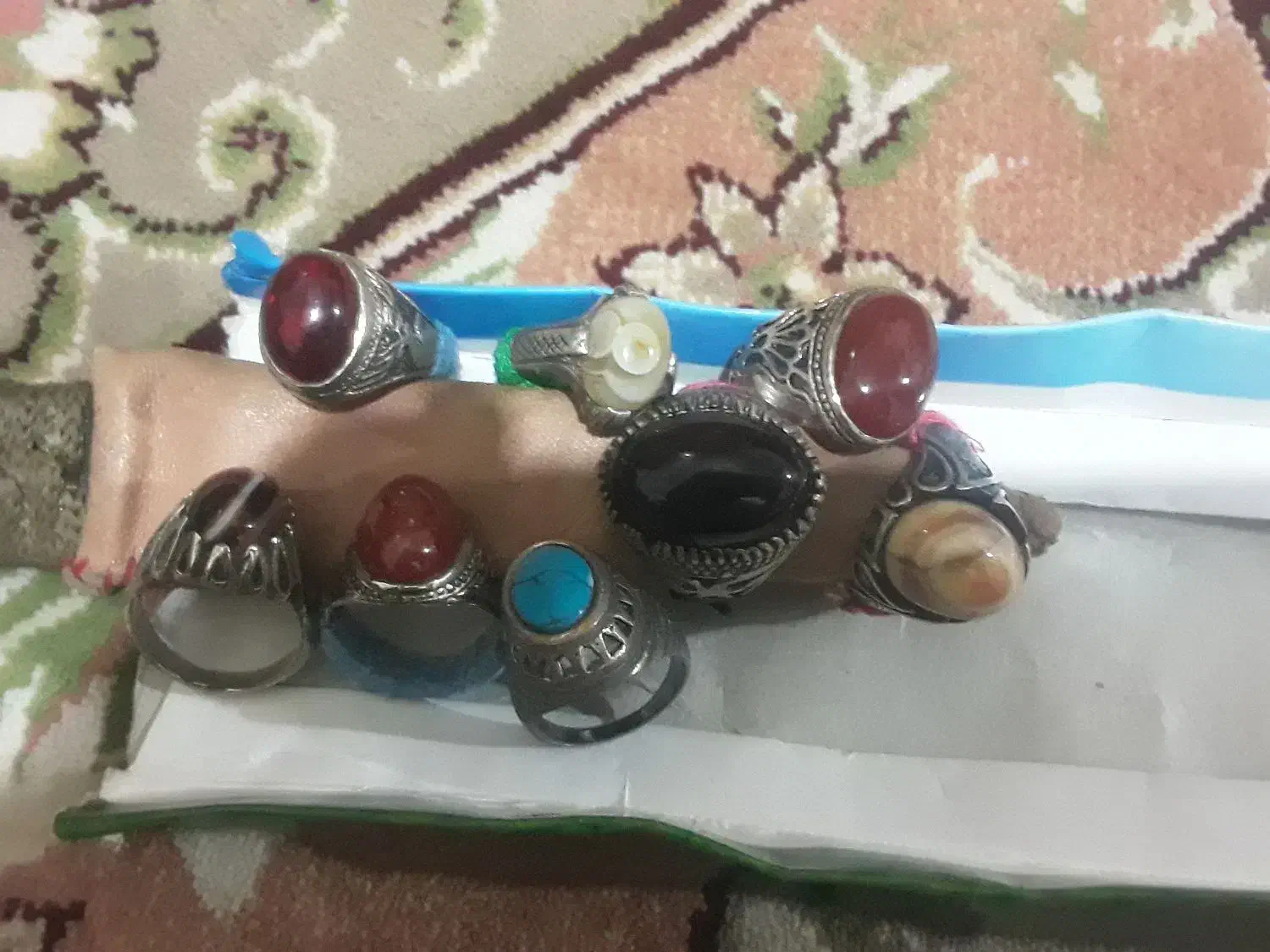 انگشتر نقره|جواهرات|هشتگرد, گلسار|دیوار