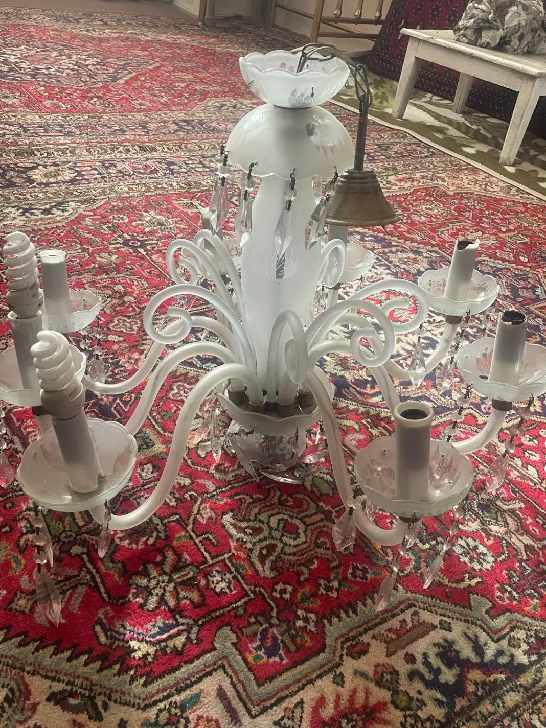 چراغ ۸ شاخه سالم|لوستر و چراغ آویز|ارومیه, |دیوار