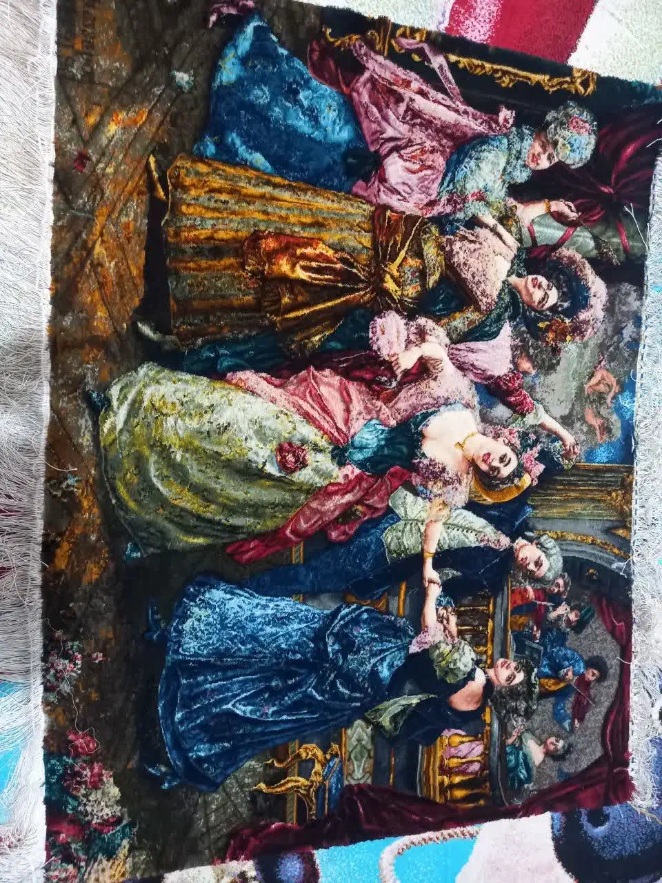 تابلو فرش دستباف چله ابریشم|تابلو فرش|چهاردانگه (تهران), |دیوار