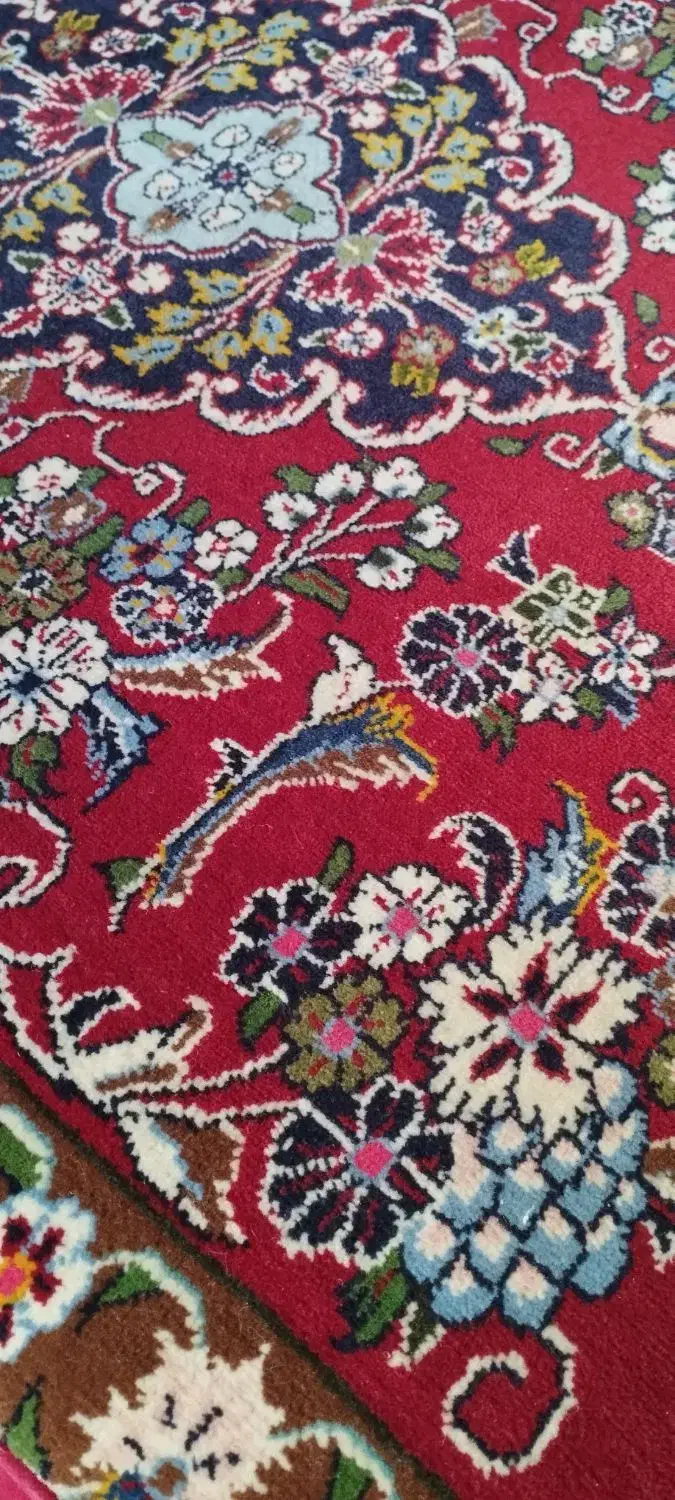 یک جفت پشتی دستبافت کاشان|پشتی|کاشان, فاز ۲ ناجی آباد|دیوار