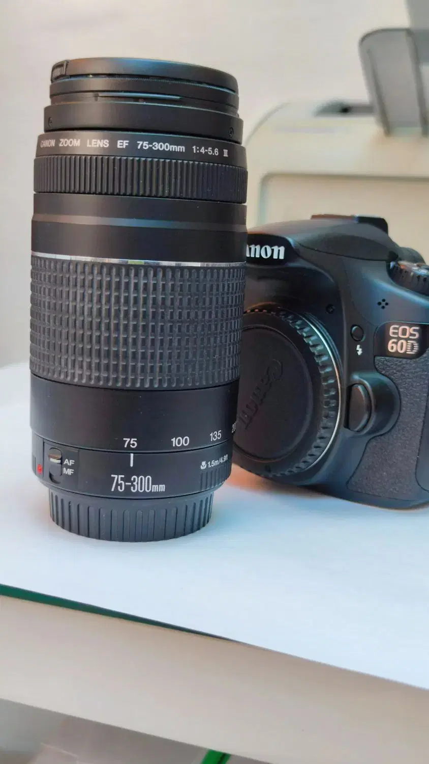 لنز کانن اصل ژاپن مدلCanon EF 75-300mmI|دوربین عکاسی و فیلمبرداری|تهران, قصر فیروزه ۲|دیوار