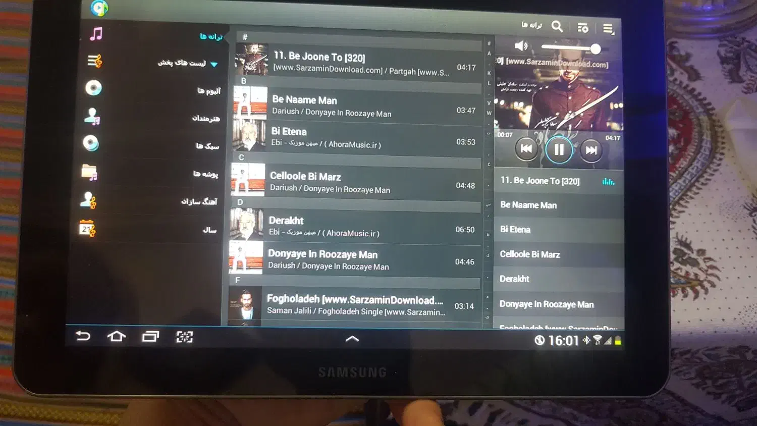 تبلت ۱۰اینچ سامسونگ در جدنو|تبلت|تهران, حکیمیه|دیوار