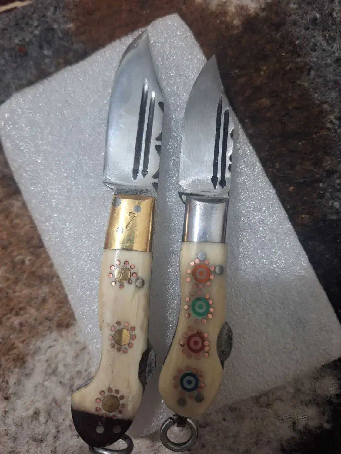 دو عدد چاقوی بابا نو|کلکسیون اشیاء عتیقه|آذرشهر, |دیوار