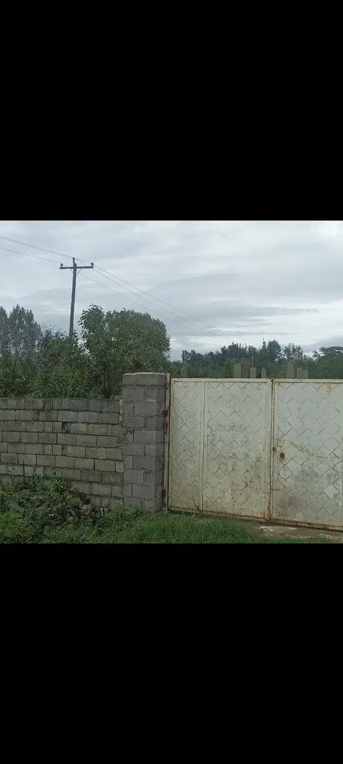 ۱۰۰۰متر زمین همراه پروانه ساخت و ستون اول زده|فروش زمین و ملک کلنگی|چابکسر, |دیوار