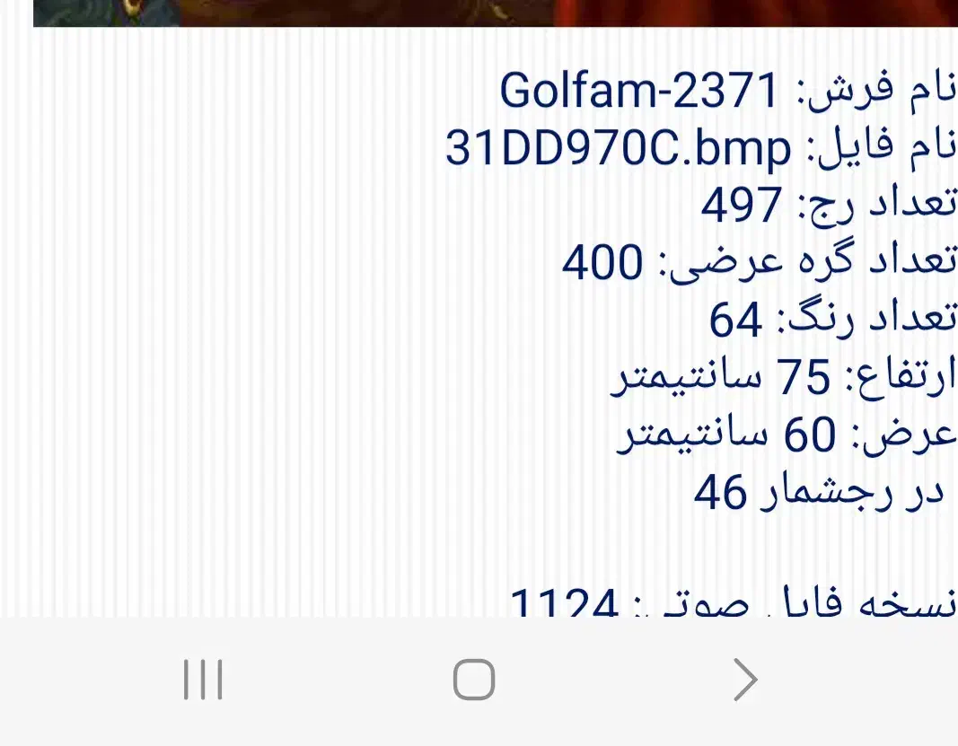 تابلو فرش طرح گلفام|تابلو فرش|سبزوار, نواب صفوی|دیوار