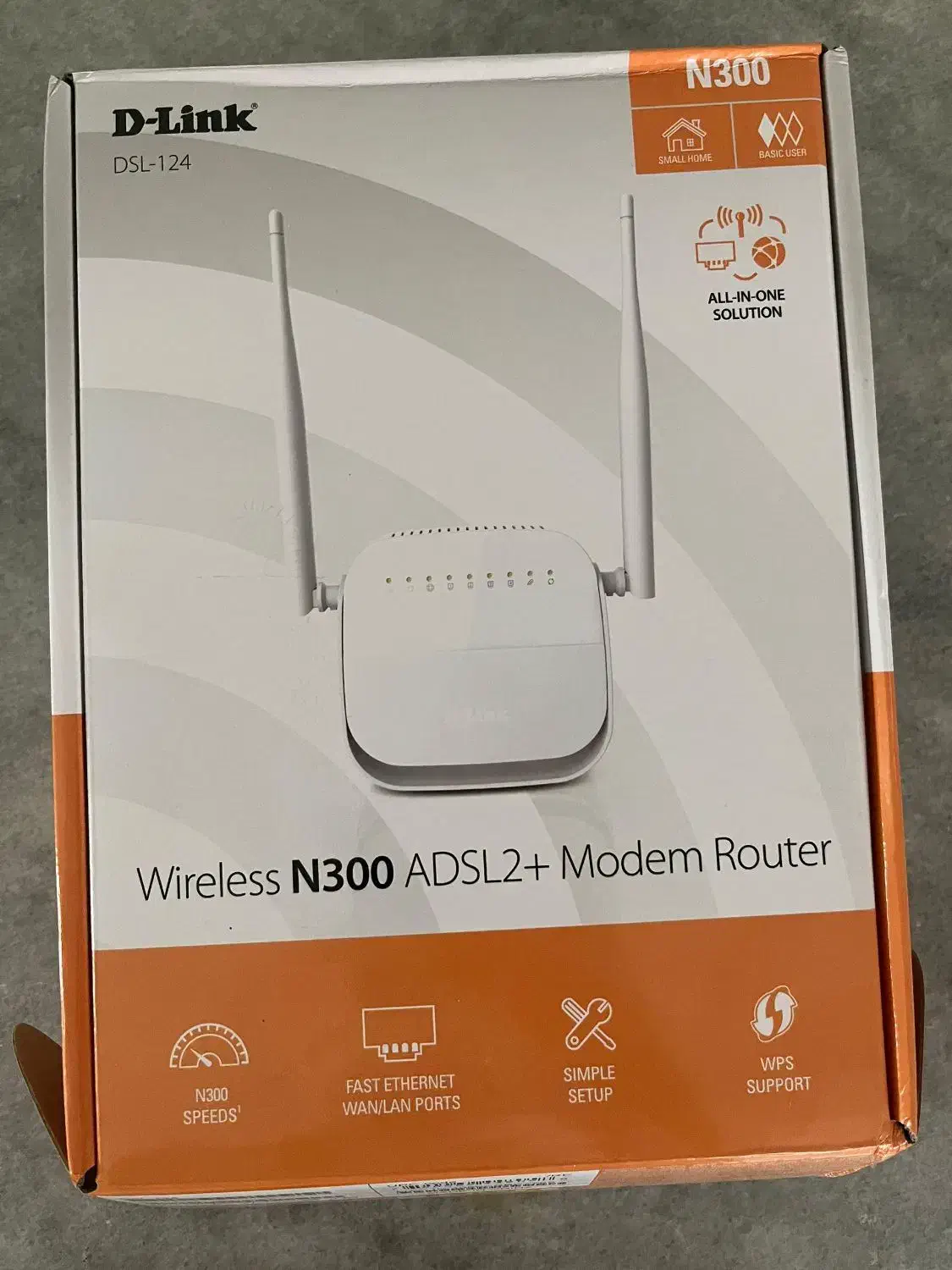 فروش مودم D-Link DSL-124 (اورجینال وارداتی)|مودم و تجهیزات شبکه|کرج, شهرک بنفشه|دیوار