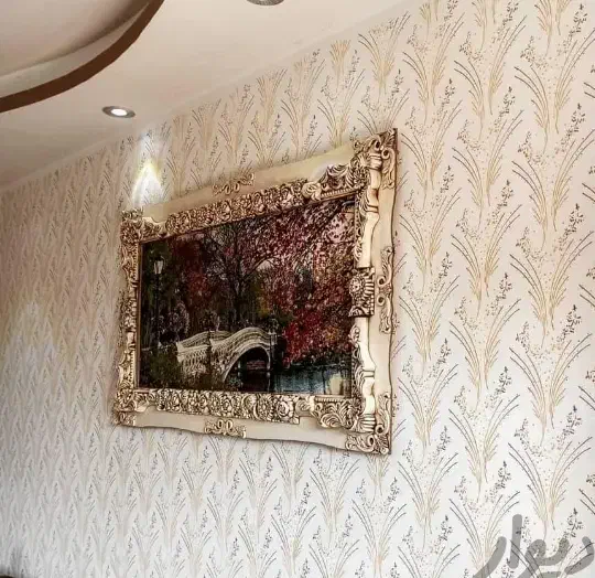 رنگ آمیزی ساختمان طرح کاغذ دیواری|خدمات پیشه و مهارت|بروجن, |دیوار