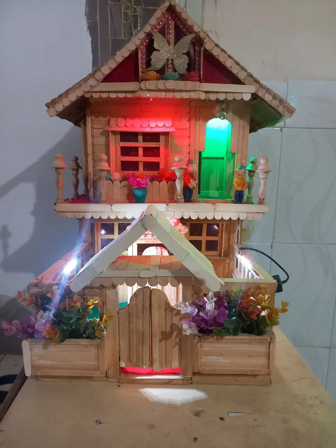 کلبه چوبی تزئینی|صنایع دستی و سایر لوازم تزئینی|نیشابور, شهرک بهداری|دیوار