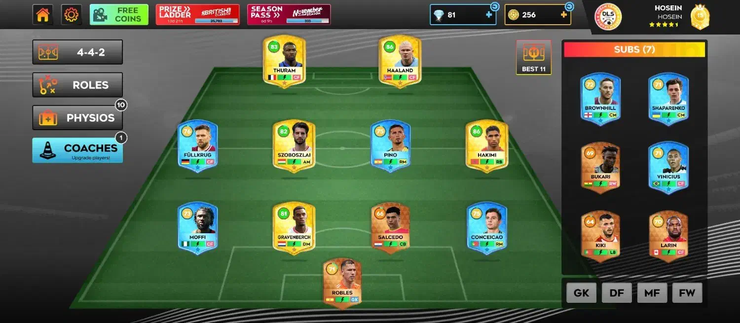 اکانت دریم لیگ اول پول|کنسول، بازی ویدئویی و آنلاین|گنبد کاووس, |دیوار