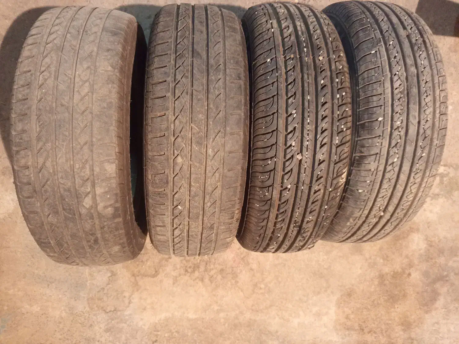 چهار حلقه لاستیک پژو|قطعات یدکی و لوازم جانبی|مسجد سلیمان, |دیوار