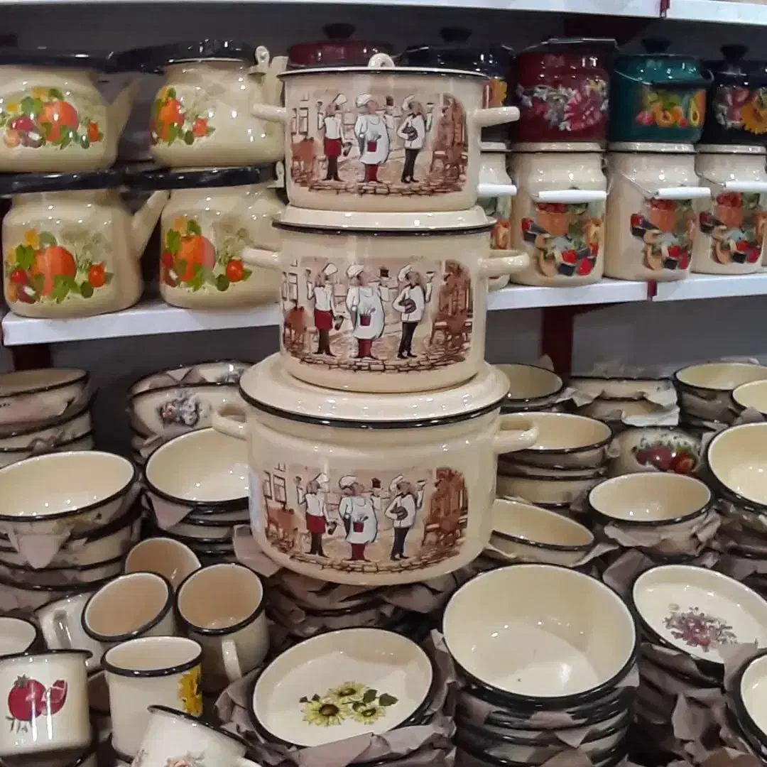 پخش ظروف لعابی اصل روس و اوکراین|عمده‌فروشی|کبودرآهنگ, |دیوار