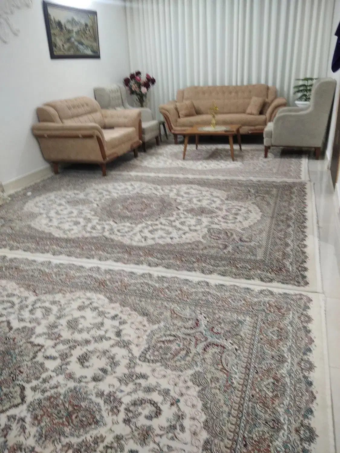 سه عددفرش نه متری سالم|فرش|خمین, |دیوار