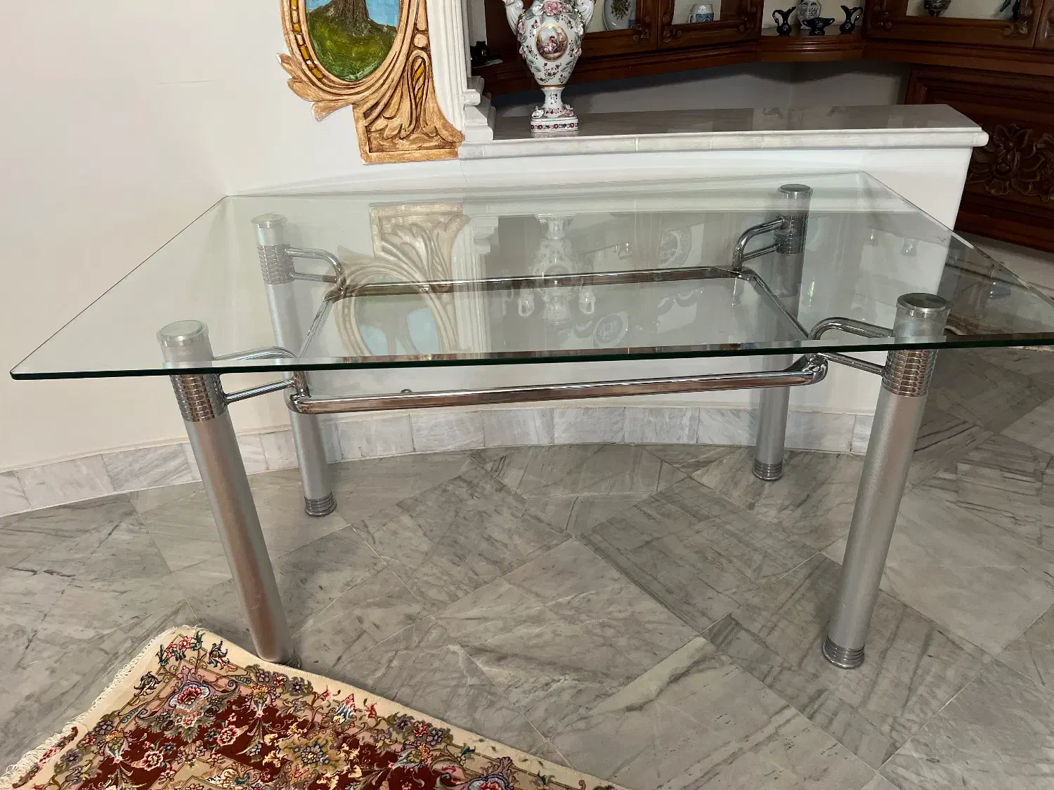 میز شیشه ای|میز و صندلی غذاخوری|مراغه, |دیوار