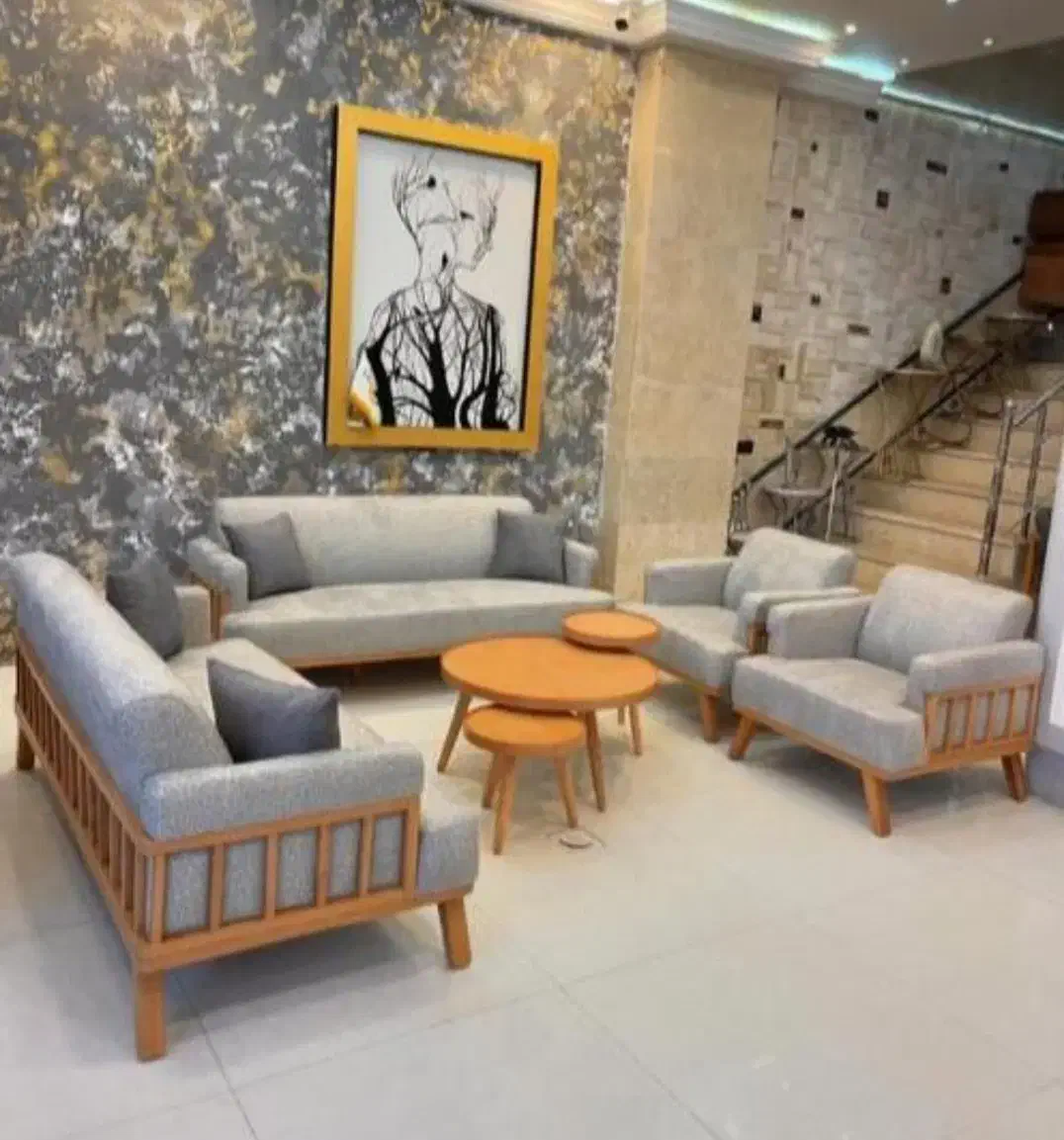 مبل مینیمال نرده ای|مبلمان خانگی و میز عسلی|محمدیه-قزوین, |دیوار