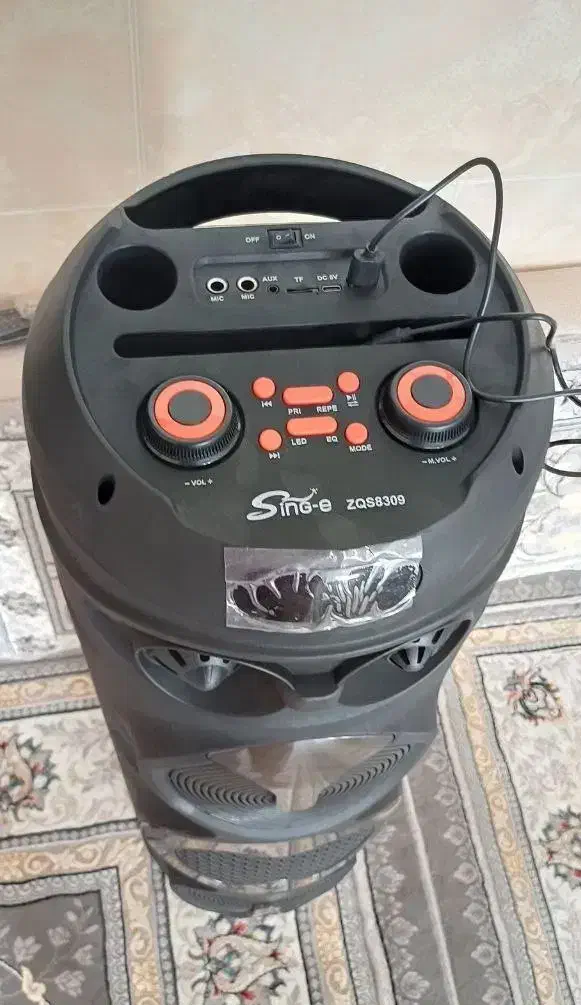 اسپیکر شارژی بلوتوثی قابل حمل zqs|سیستم صوتی خانگی|قیدار, |دیوار