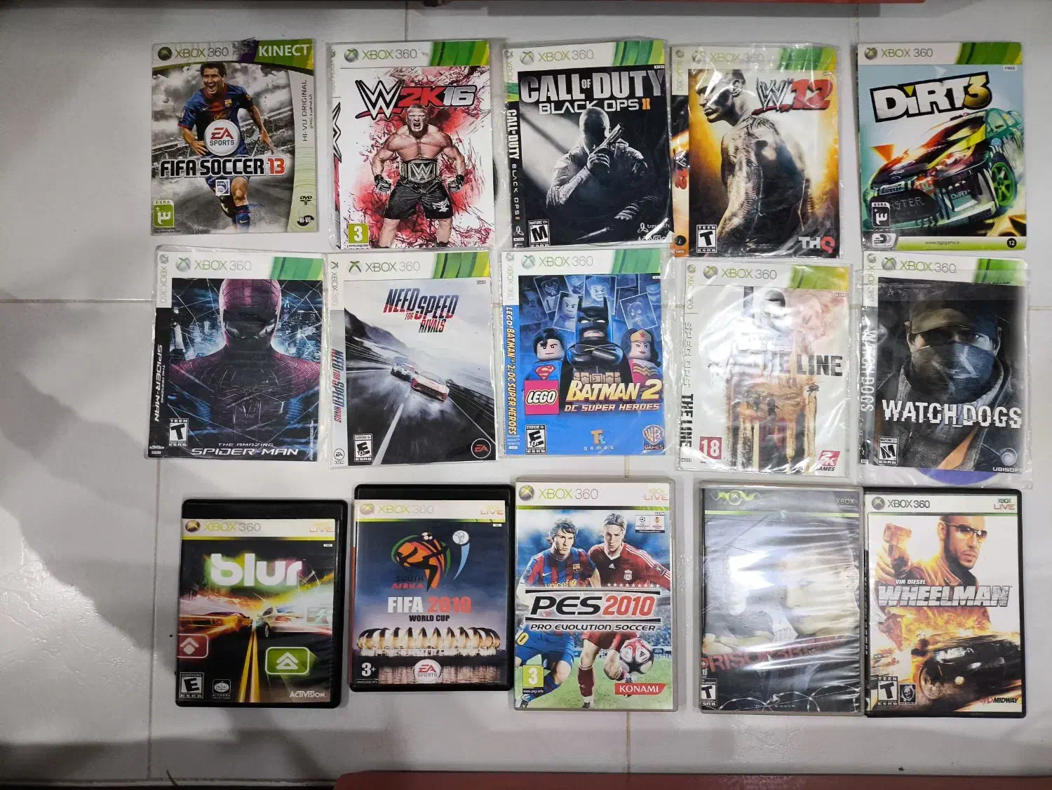 فروش ۶۰ تا cd بازی xbax 360|کنسول، بازی ویدئویی و آنلاین|پردیس, فاز ۸|دیوار