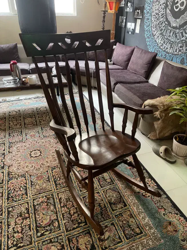 صندلی راک چوب راش|مبلمان خانگی و میز عسلی|تهران, تهرانسر مرکزی|دیوار