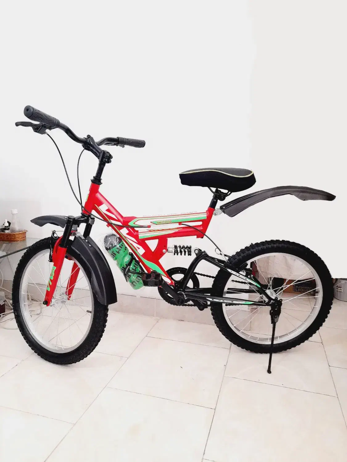 دوچرخه ۲۰ viva کمک فنردار حرفه ای آکبند|دوچرخه، اسکیت، اسکوتر|پرند, فاز ۵|دیوار