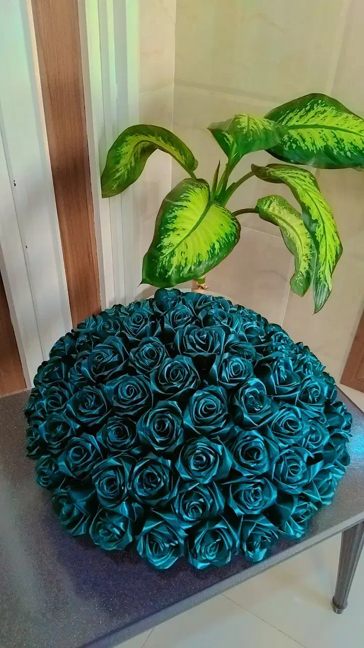 گل روبانی|گل مصنوعی|زرقان, |دیوار