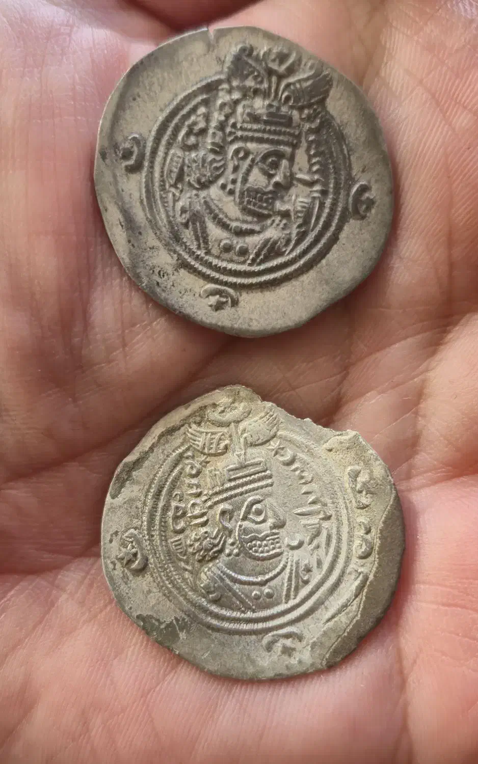 دو عدد سکه نقره اصالت دار|کلکسیون سکه، تمبر، اسکناس|اصفهان, پروین|دیوار