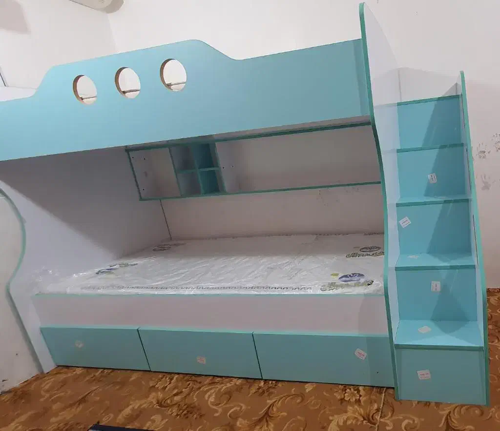تخت خواب بچه دوطبقه|تخت و سرویس خواب|بندر ماهشهر, |دیوار