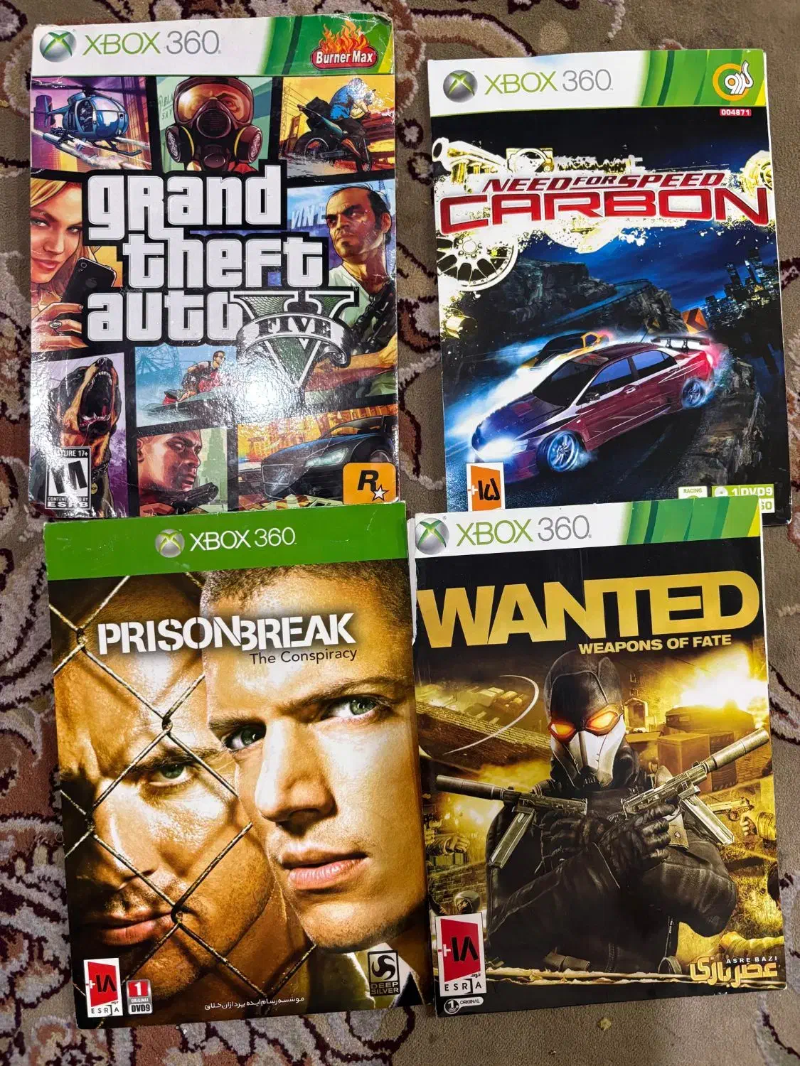 دیسک Xbox 360|کنسول، بازی ویدئویی و آنلاین|اهواز, کوی نیرو|دیوار