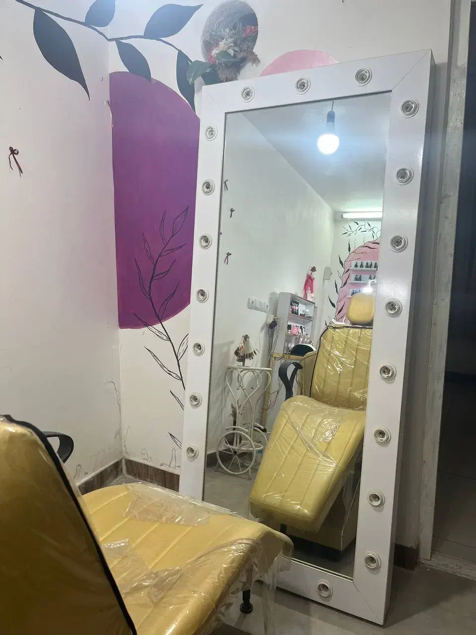 آینه چراغدار|آینه|سیاهکل, |دیوار