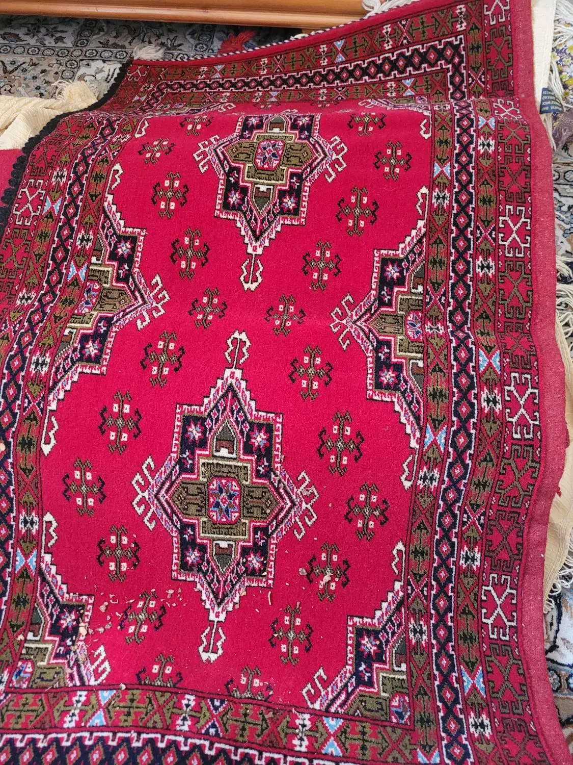 پشتی پشم آق قلای ترکمن|پشتی|تهران, گیشا|دیوار