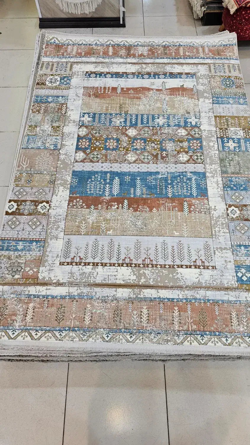 فرش ۱۲۰۰ شانه ۶ متری فقط ۱۷تومن|فرش|تبریز, |دیوار