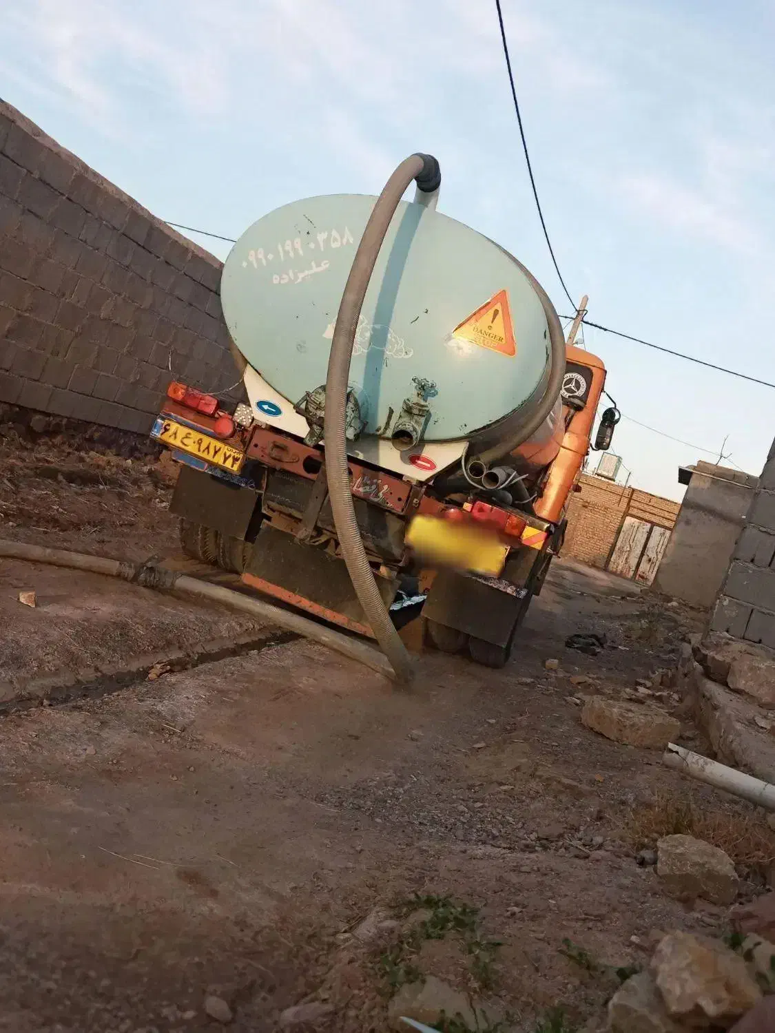 خاور ۶۰۸ تانکر مکنده مدل ۵۸|خودرو سنگین|رضویه, |دیوار