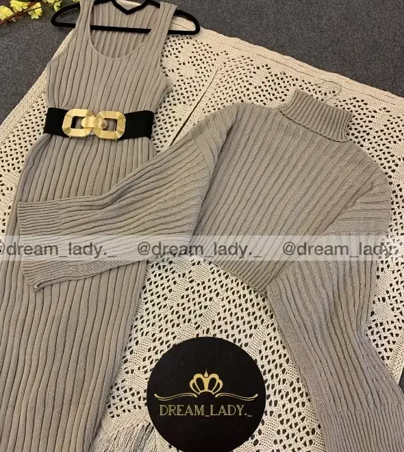 بافت بلند دو تیکه شیک جنس عالی|لباس|بهبهان, |دیوار