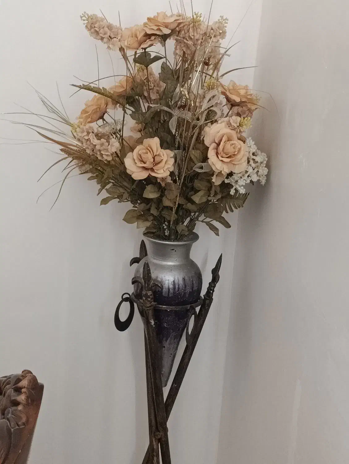 گلدان دکوری فلزی|گل مصنوعی|تهران, اوقاف|دیوار