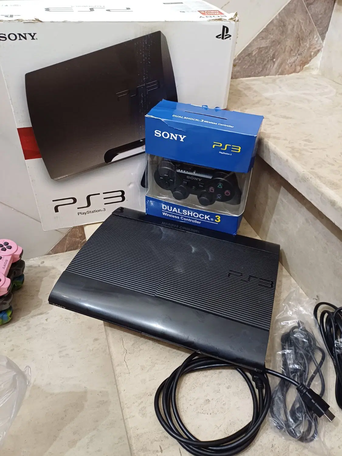 پلیاستیشن۳ سوپر اسلیم ps3 500G سونی۳ مدل4000-CECH|کنسول، بازی ویدئویی و آنلاین|قم, در بهشت|دیوار