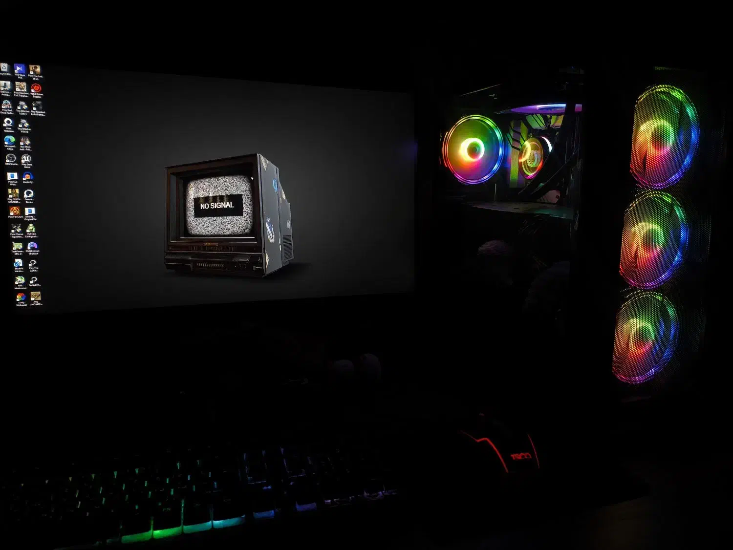 کیس گیمینگ i5 12400f rx6800xt B760ma-wifi|رایانه رومیزی|تهران, بهار|دیوار