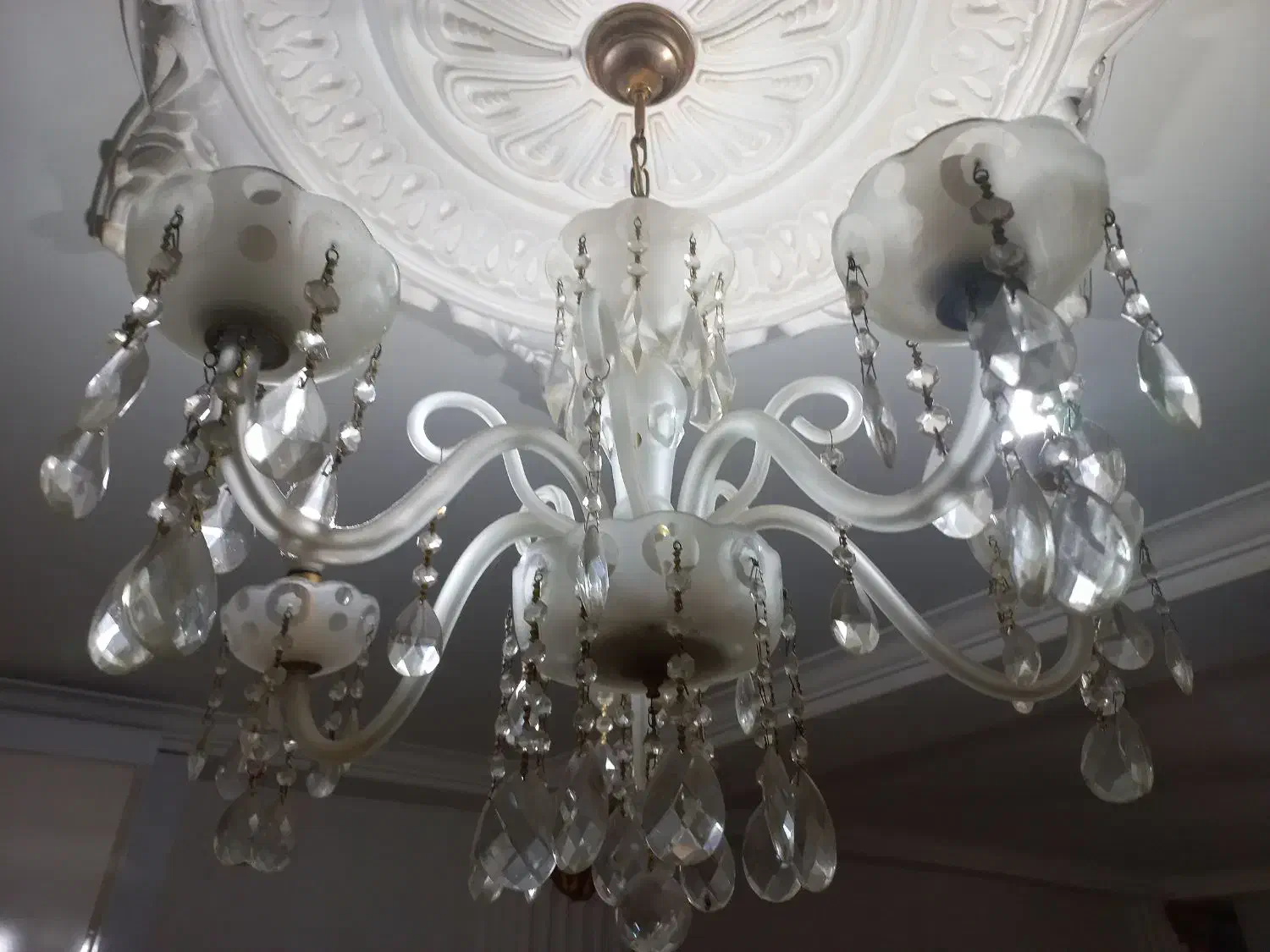 لوستر شیشه ای|لوستر و چراغ آویز|ارومیه, |دیوار