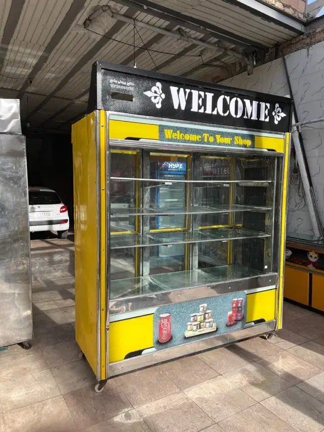 یخچال ایستاده شش درب دوطرف نما درحد نو|فروشگاه و مغازه|نسیم‌شهر, |دیوار