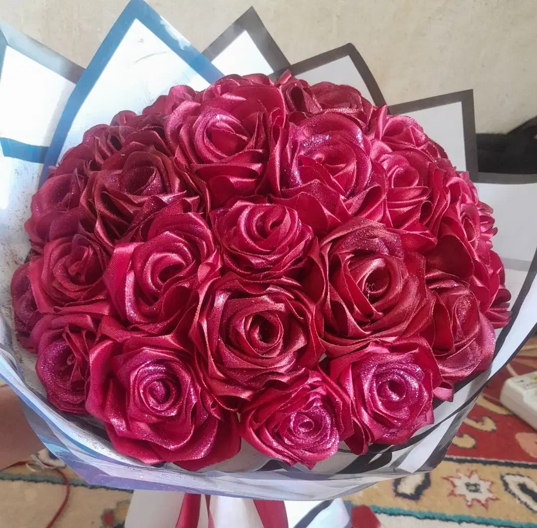 فروش گل روبانی با بهترین کفیت وارزون|گل مصنوعی|یاسوج, |دیوار